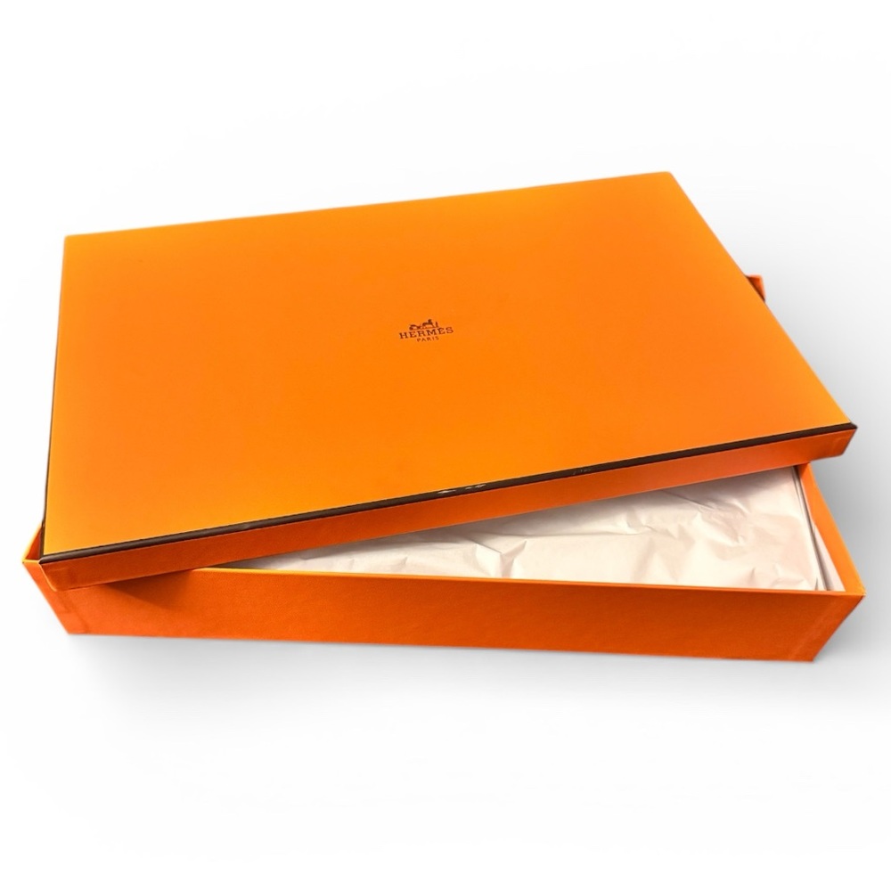 Hermès Orange Scarf or Shirt Box